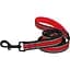 Повідець для собак BronzeDog Mesh, розмір L, 200х2,5 см, червоний - мініатюра 1