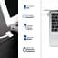 Зарядний пристрій для макбука 45W, MagSafe 2 (T-tip), білий блок живлення, зарядний пристрій для ноутбука + магнітний кабель, швидка зарядка, адаптер живлення Apple MacBook (ARS31320) - мініатюра 5
