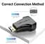 Перехідник Vention Mini HDMI to HDMI Black (AISB0) - мініатюра 6