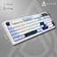 Клавіатура ігрова бездротова Ajazz AF-BGY-98 Plus White-Blue 2.4G/Bluetooth/USB - мініатюра 14