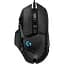 Комп'ютерна мишка Logitech G502 Hero High Performance Gaming Mouse 11кн. 12000 dpi чорна (910-005474) - мініатюра 1