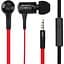 Навушники Awei ES-120i металевий корпус червоні - мініатюра 1