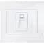 Розетка компьютерная Brille VB-1PC wh (L15-013) - миниатюра 1