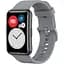 Ремешок DK для Huawei Watch Fit / Fit SE Silicone Sport Full Light Classic (grey) - миниатюра 1