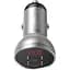 Автомобільний зарядний пристрій Baseus Digital Display Dual USB 4.8 A Car Charger 24 W Silver CCBX-0S - мініатюра 2