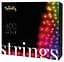 Twinkly Smart LED Гірлянда Twinkly Strings RGB 400, Gen II, IP44, довжина 32м, кабель чорний - мініатюра 1