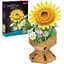 Тривимірна головоломка-конструктор Cubic Fun Flower Bouquet Sunflower Букет квітів Соняшник (W3303h) - мініатюра 1