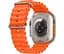 Смарт-часы Smart Watch HK10 Ultra 3 49 мм з AMOLED Full HD екраном и с 2 дополнительными ремешками в комплекте Оранжевый - миниатюра 3