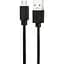Кабель укорочений GRAND для Power Bank USB MicroUSB 25 см чорний - мініатюра 1