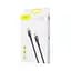 Кабель Baseus Cafule Type-C to Type-C PD 2.0 60W (2m) gray/black (CATKLF-HG1) - мініатюра 2