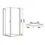 Душова кабіна Volle Benita 90x90 10-22-905L glass - мініатюра 6