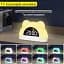 Детские настольные электронные часы Mids 825 с ночником, белые. - миниатюра 2