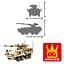 Конструктор WANGE броньована машина Страйкер Stryker 3513 військова техніка мобільна самохідна гармата , 458 деталей - мініатюра 5