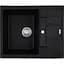 Мийка кухонна HAIBA HB8210-G226 BLACK 620x500x200 (HB0983) - мініатюра 1