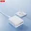 Зарядное устройство для XO L133 75W GaN 3A+3C 6 портов Desktop Fast Charger with 1.5M Power Cord - миниатюра 5