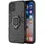 Чехол бампер Primolux Ring Armor для Apple iPhone 12 Mini Black - миниатюра 1