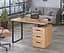 Письмовий стіл Loft Design L-27 Чорний (Дуб Крафт золотий) - мініатюра 1