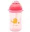 Поїльник Baby Team, з силіконовою трубочкою, 9+ міс., 380 мл, червоний (5010_красный_с_котиком) - мініатюра 1