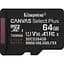 Карта пам'яті Kingston Canvas Select Plus microSDXC 64GB UHS-I U1 V10 (SDCS3/64GBSP) - мініатюра 1