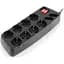 Мережевий фільтр живлення REAL-EL REAL-EL RS-10 Protect, 5m, black (EL122300040) - мініатюра 2