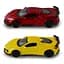 Автомодель TechnoDrive Chevrolet Corvette C8 Z06, 2024 (жовтий, червоний) (250310) - мініатюра 9