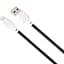 Кабель Gelius Full Silicon Cable USB to Lightning GP-UCN001L 18W 1.2m Black-White - мініатюра 2