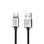 USB Cable Hoco U49 Refined Steel Type-C Black 1.2m - мініатюра 1