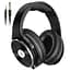 Накладные проводные студийные HIFI наушники OneOdio Studio Wireless black со сложной конструкцией и микрофоном - миниатюра 1