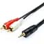 Кабель Atcom Audio mini-jack M > 2 RCA M пакет длина 1.8 м - миниатюра 1