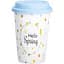 Склянка керамічна Liling Rongxiang Ceramic hello spring 420 мл із силіконовою кришкою RX-N240546HS - мініатюра 1