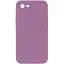Чохол Silicone Case Square Full Camera Protective (AA) NOLOGO для Apple iPhone 6/6s (4.7) Ліловий / Lilac Pride - мініатюра 1
