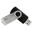 USB флеш накопичувач Goodram 64GB Twister Black USB 2.0 (UTS2-0640K0R11) - мініатюра 1