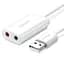 Звуковая карта Ugreen US205 white (30143) - миниатюра 5