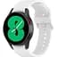 Ремінець для Samsung Galaxy Watch 5 40mm - білий ширина кріплення 20мм силікон Watchbands Color Angle (W48-5WB87791316) - мініатюра 1