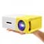 Проєктор для дому YG 300 Led, Біло-жовтий, проєктор full hd для домашнього кінотеатру, відеопроєктор (ST) - мініатюра 1