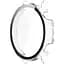 Чохол-накладка DK Пластик Gloss Скло Full Cover для Huawei Watch GT 4 41mm (clear) - мініатюра 3