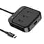 Hub адаптер Hoco Easy 4-in-1 converter HB31 (Type-C to Usb2.0x4) (L=0.2M) - мініатюра 3