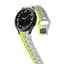 Ремінець силіконовий Samsung Galaxy Watch 4 5 6 7 BeWatch Салатово-білий (0140304) - мініатюра 5