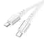 Кабель Hoco X85 Type-C to Type-C Strength charging data cable 1 м 60W білий - мініатюра 1