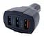 Автомобильное зарядное устройство XON UniLink QC3.0 + 2 x 5V/3.1A Black (CU003A30QB 3432) - миниатюра 1