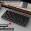 Ігрова механічна клавіатура Ajazz Ak820 / Дротове підключення / Side Engraved / Red Switch / Black - мініатюра 2
