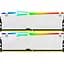 Модуль памяти для компьютера DDR5 32GB (2x16GB) 5600 MHz FURY Beast White RGB Kingston Fury (ex.HyperX) (KF556C40BWAK2-32) - миниатюра 5