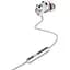 Дротові навушники Remax RM-585 metal music 3.5 mm 1.2 m вакумні з мікрофоном White - мініатюра 4