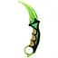 Сувенирный нож Керамбит "Керамбит: Dragon Glass Emerald" SO2CARDE Сувенир-Декор - миниатюра 1