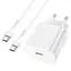 СЗУ Hoco N22 Jetta PD25W (1USB-C) + кабель Type-C to Type-C - миниатюра 4