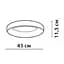 Стельовий світильник Friendlylight Rim 45 LED 3000K Black FL2091 - миниатюра 6