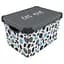 Коробка Qutu Style Box Little King 20 л 41х30х24 см білий з чорним (STYLE BOX с/к LITTLEKING 20л.) - мініатюра 1