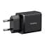 Блок питания зарядный адаптер Baseus Cube Fast Charger 2 порта C+U 30 W (P10111404113-00) черный - миниатюра 4