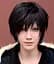 Перука чоловічий косплей аніме Durarara 12 см Чорний - мініатюра 1