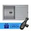 Каменная мойка Ventolux Stella Gray Granit 765x485x200 мм - миниатюра 2